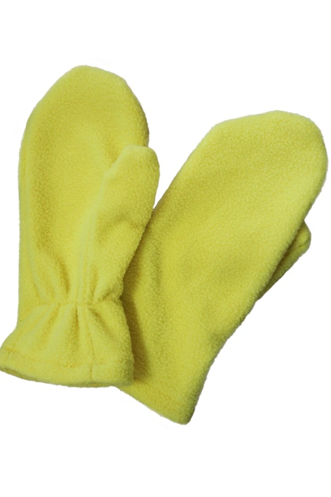 Варежки флисовые однослойные взрослые, однотонные#4