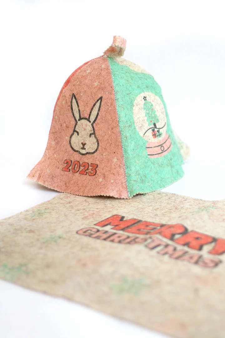 Шапка Банщик с полной запечаткой "2023"#1 Шапка Банщик с полной запечаткой "2023"#1