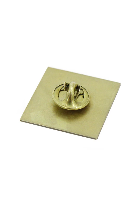 Значок заливной Квадрат 25х25 мм, с принтом "Santa"#1 Значок заливной Квадрат 25х25 мм, с принтом "Santa"#1