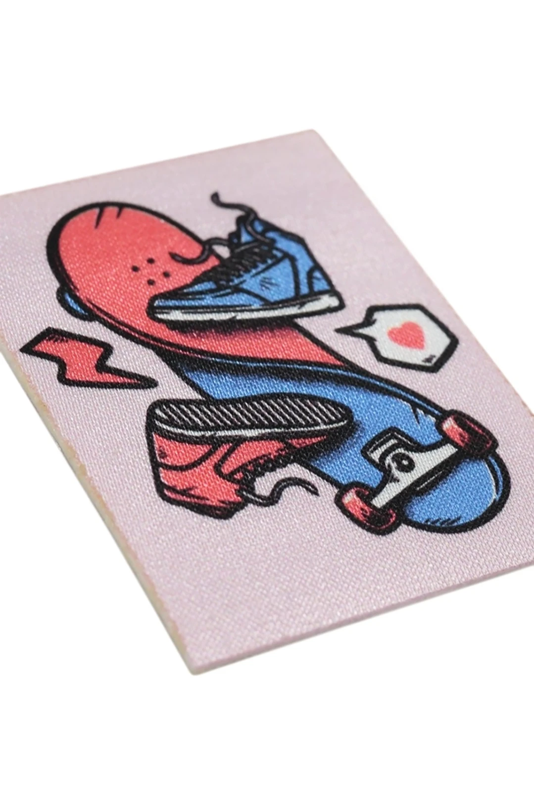 Купить наклейку-стикер Прямоугольник 5х6,5 см с печатью "Skateboard"