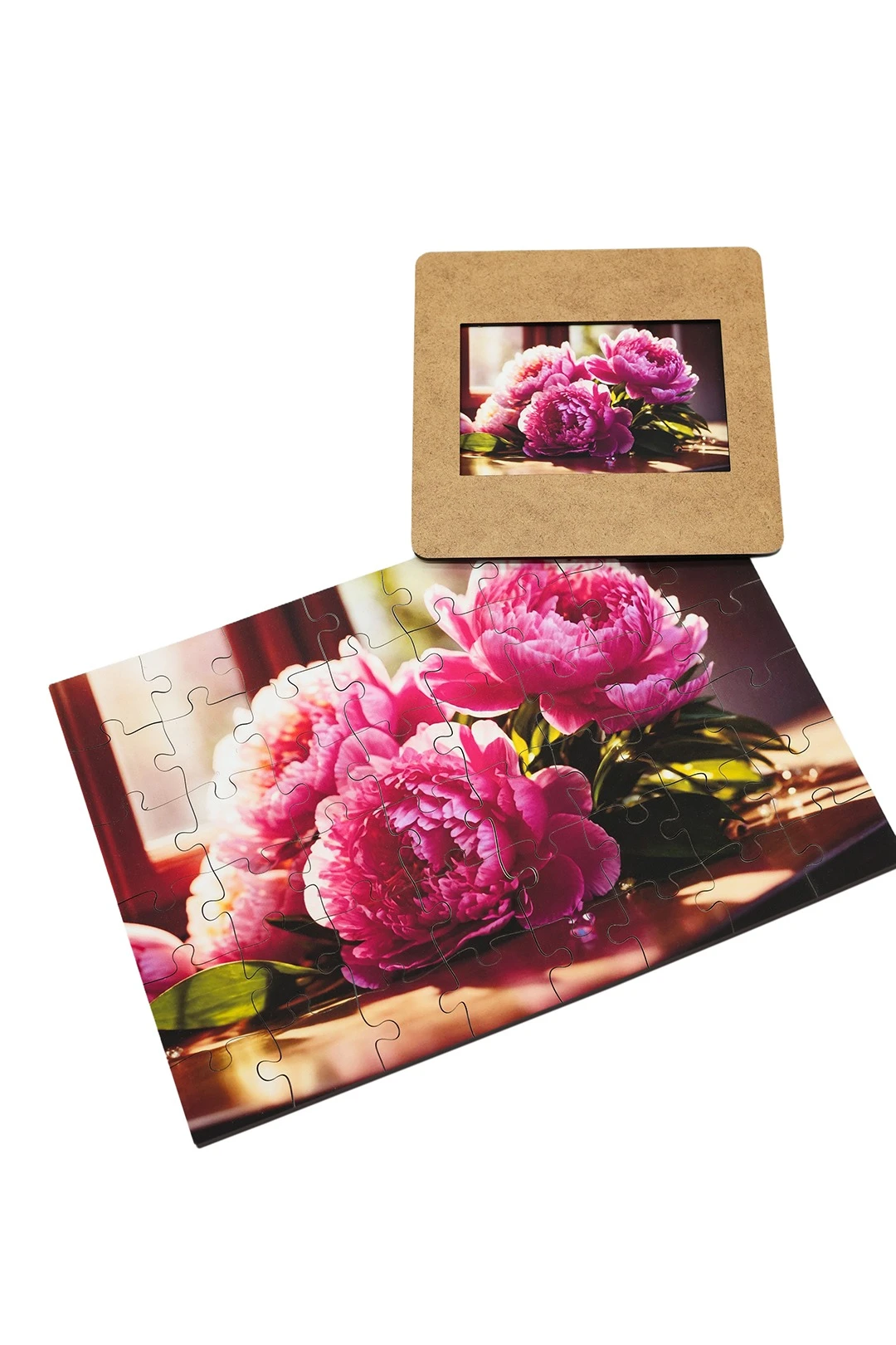 Пазл деревянный с нанесением, А4, "Rose"#2 Пазл деревянный с нанесением, А4, "Rose"#2