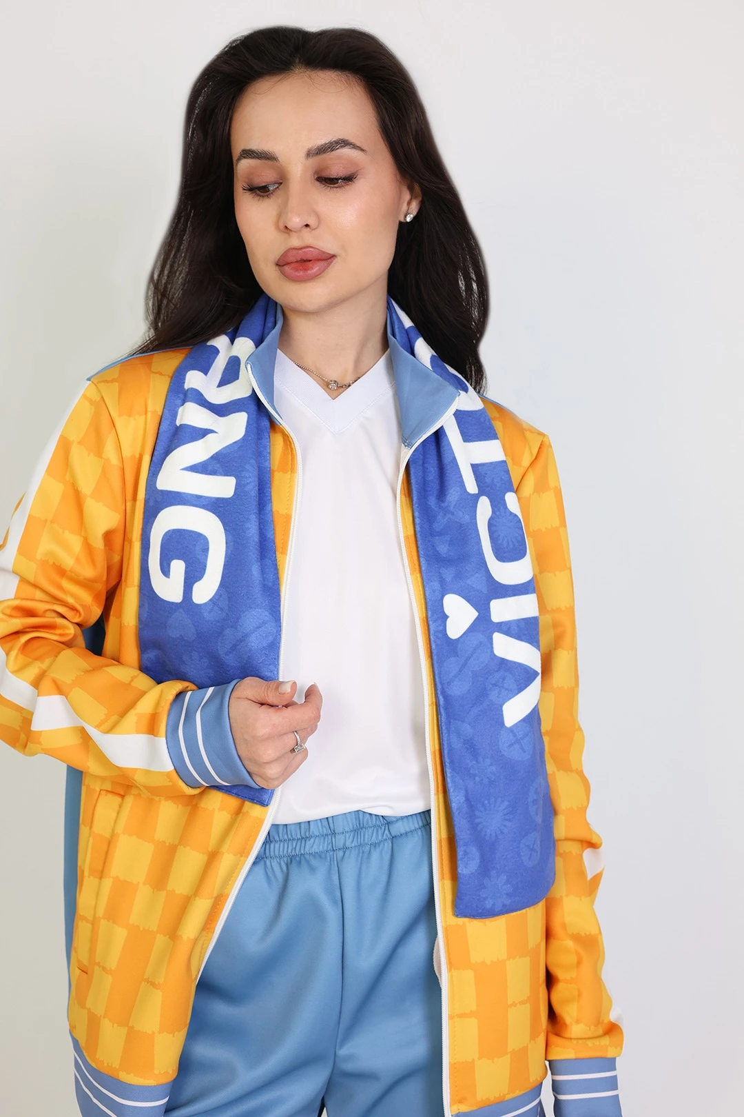 Купить шарф двухслойный утепленный 15х120 см, с полной запечаткой Купить шарф двухслойный утепленный 15х120 см, с полной запечаткой