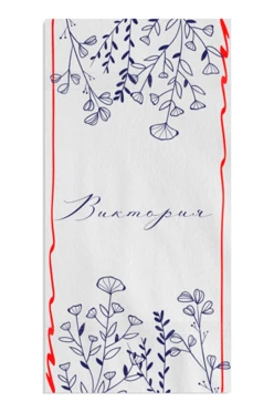 Купить полотенце махровое 70х140 cм печать с одной стороны (Ituma) "Виктория"