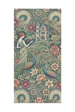 Купить полотенце махровое 70х140 cм (Ituma) c принтом "Peacock"