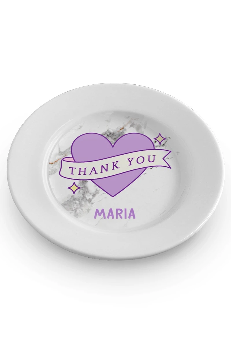 Купить тарелку с принтом "Thank You, Maria"