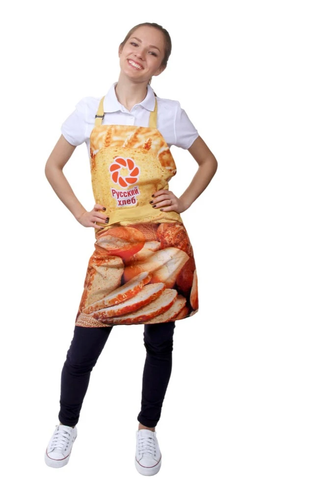 Фартук Свифт с петлей для полотенца, с полной запечаткой#4