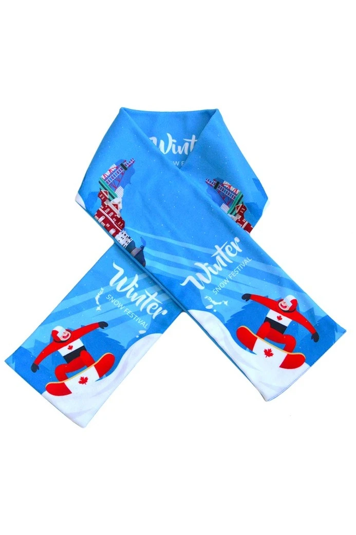 Шарф двухслойный утепленный 15х120 см, с полной запечаткой#3 Шарф двухслойный утепленный 15х120 см, с полной запечаткой#3