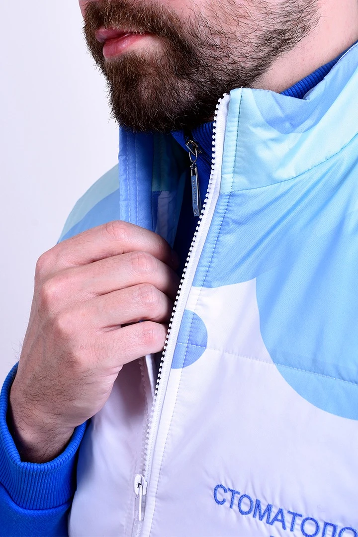 Жилет Портер на синтепоне со стежкой унисекс, с полной запечаткой "Aris"#5 Жилет Портер на синтепоне со стежкой унисекс, с полной запечаткой "Aris"#5