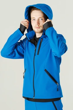 Ветровка Форест из софтшелла унисекс, однотонная#1