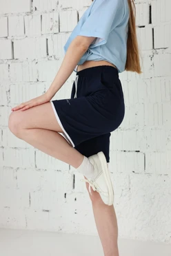 Шорты Флорис унисекс однотонные#1