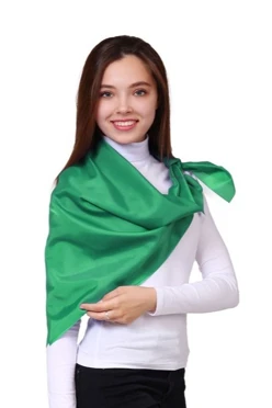 Купить платок Фантазия 90х90 см зеленый