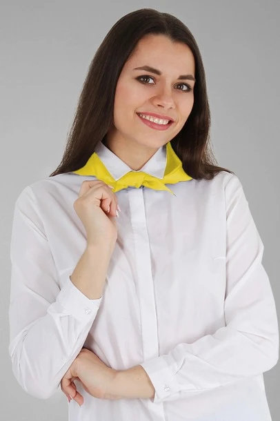 Косынка Лолла из шелка расцвечивания 40х40х70 см, однотонная#6 Косынка Лолла из шелка расцвечивания 40х40х70 см, однотонная#6