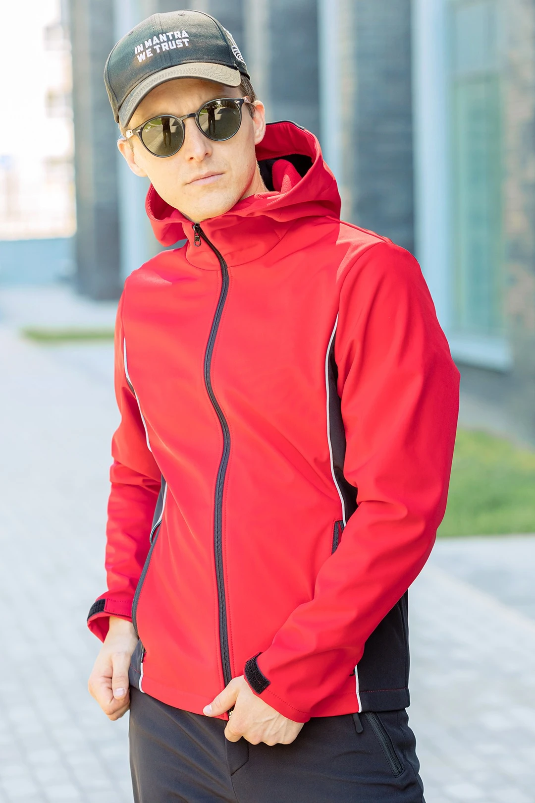 Ветровка Джаспер из софтшелла унисекс, однотонная#5