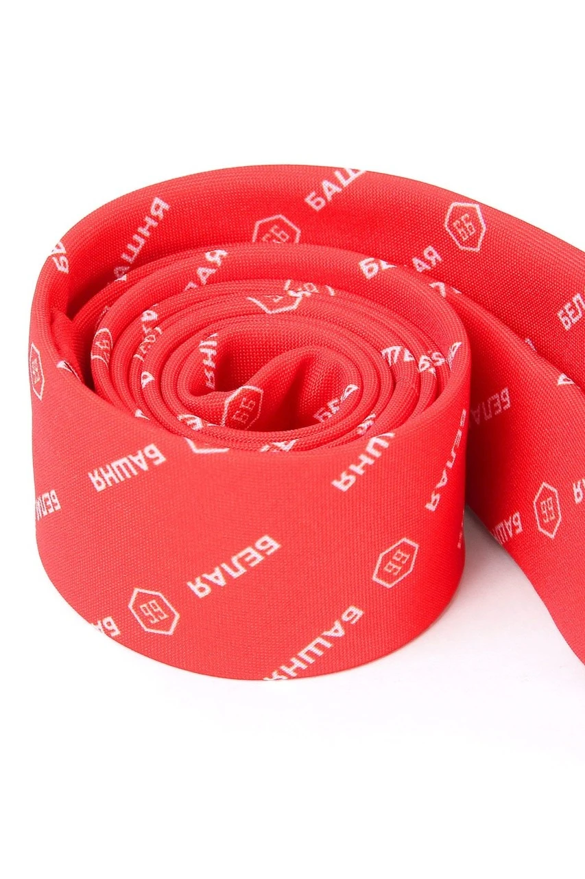 Галстук Слим узкий самовяз мужской, с полной запечаткой "The White Tower"#6