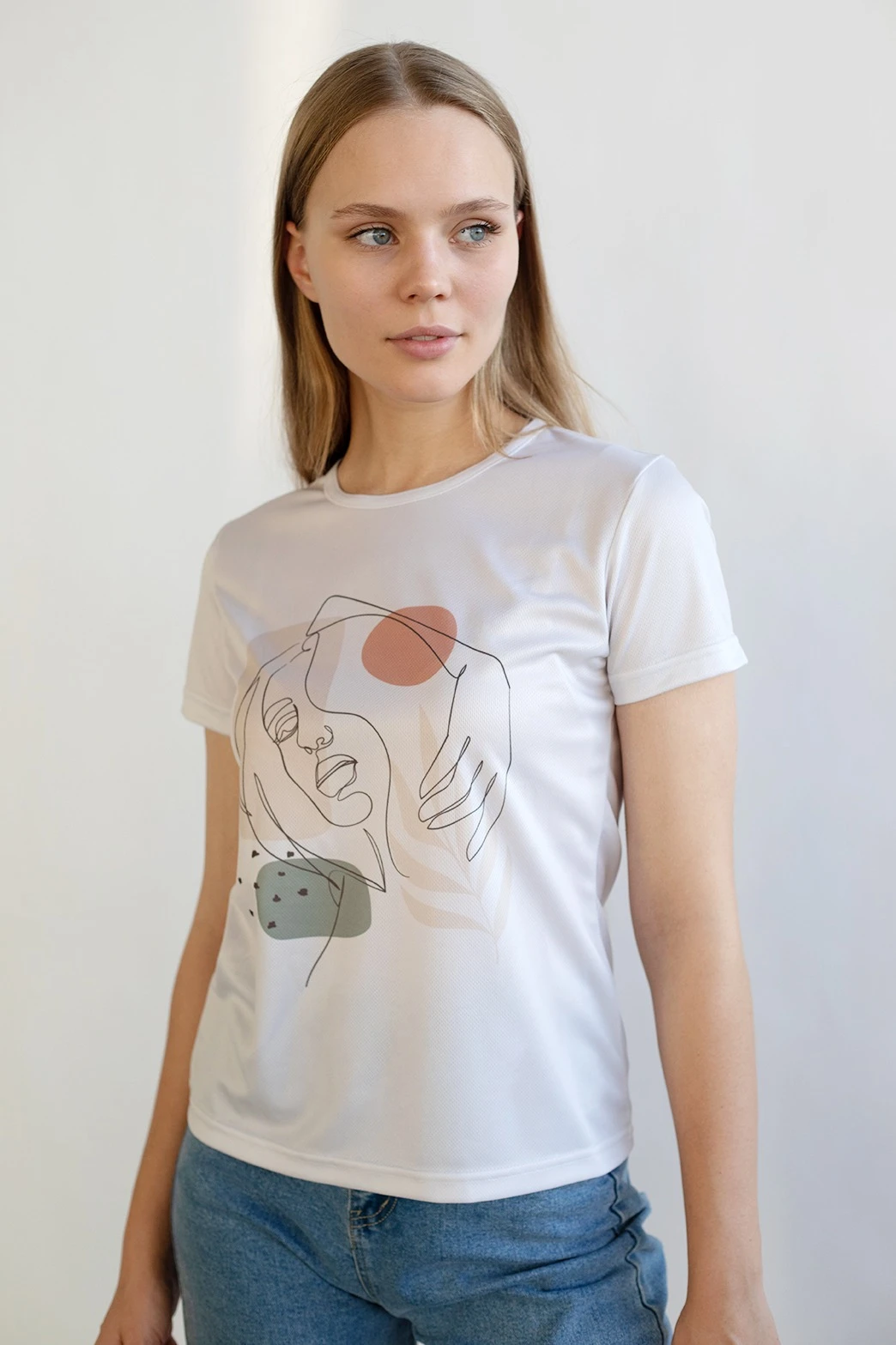 Футболка Гэлэкси О-ворот женская с полной запечаткой (полиэстер)#3