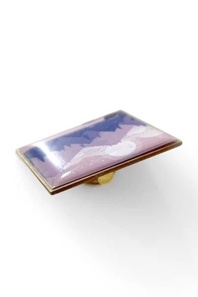 Значок заливной Квадрат 25х25 мм, с печатью#4