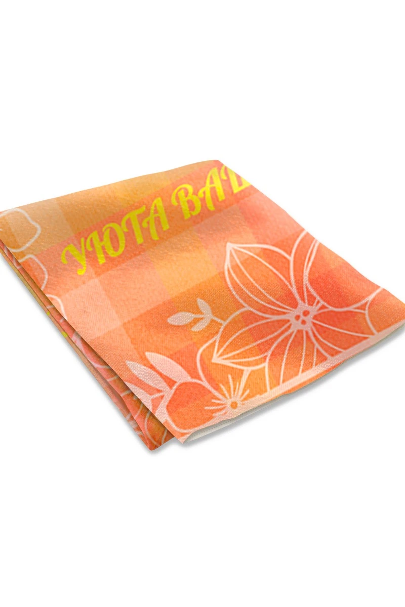 Купить плед Молли из футера 120х145 см, с принтом "Comfort to your home"