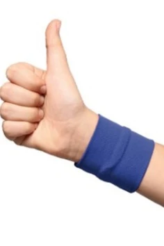 Купить напульсник синий детский 6х6 см