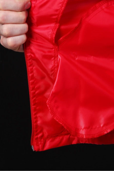 Жилет Брайт унисекс, однотонный красный#4