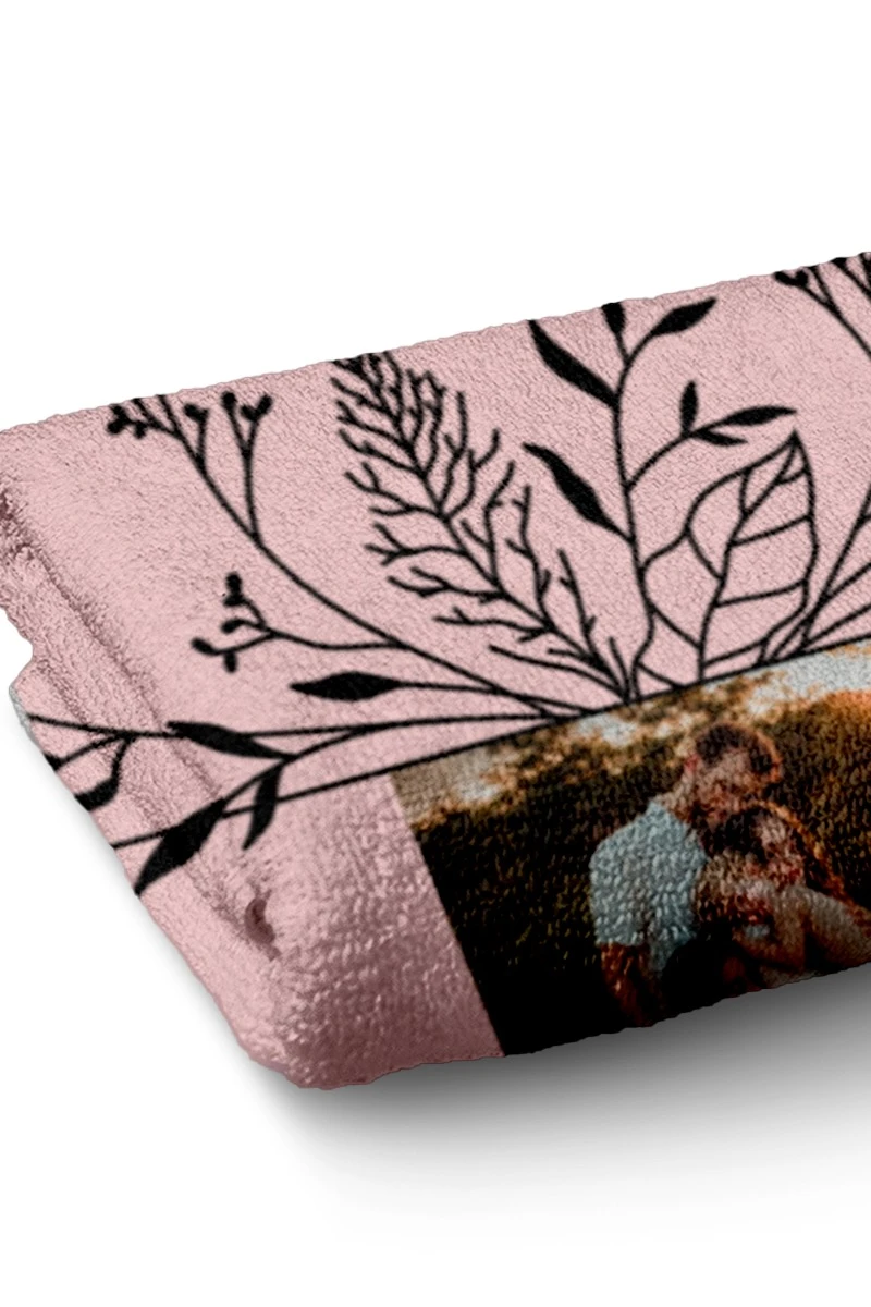 Полотенце махровое 70х140 cм печать с одной стороны (Ituma) "Family"#1