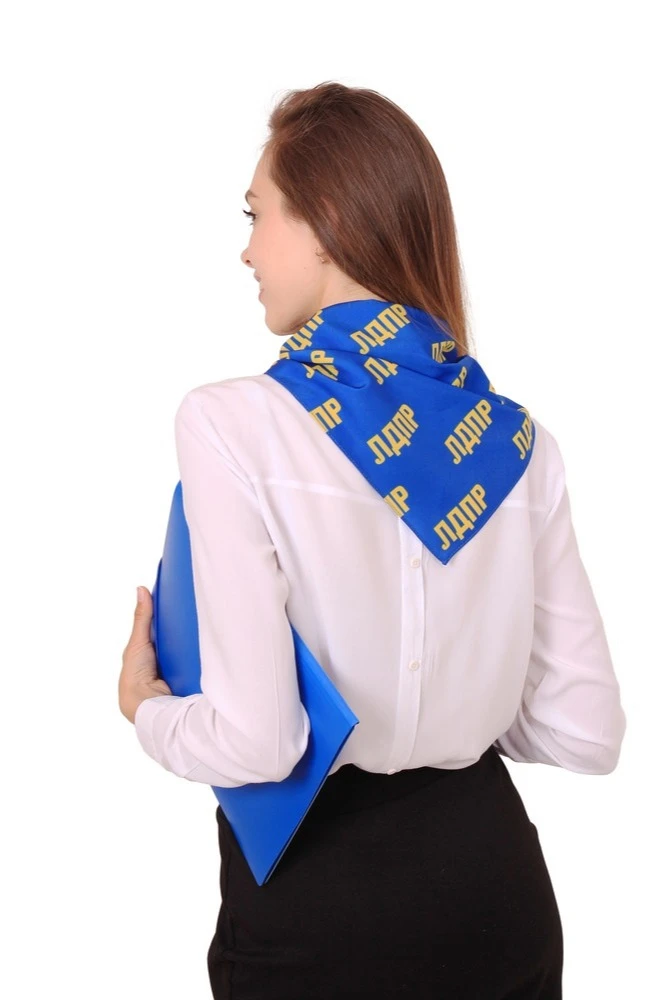 Косынка Шарлотта 60х60х90 см, с полной запечаткой "LDPR"#1