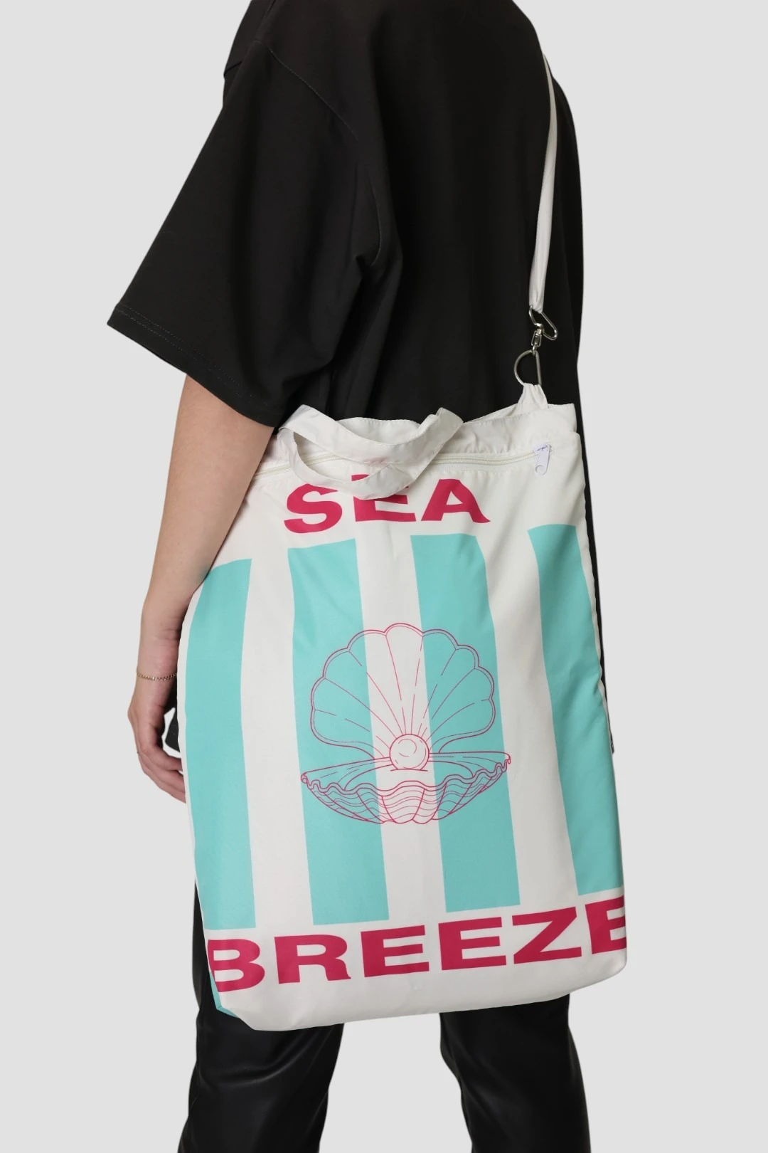 Сумка Мэни из константы 45х32х8 см, печать с двух сторон "Sea Breeze"#2