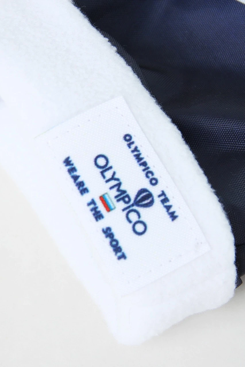 Варежки утепленные двухслойные взрослые, с полной запечаткой "Olympico"#5