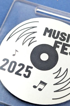 Медаль из акрила АК5069 Квадрат 50 мм с гравировкой#2