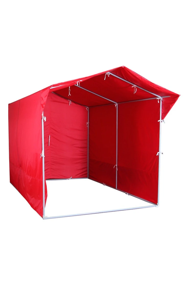 Палатка для промоакций и торговли однотонная (с козырьком) 2х3 м#5