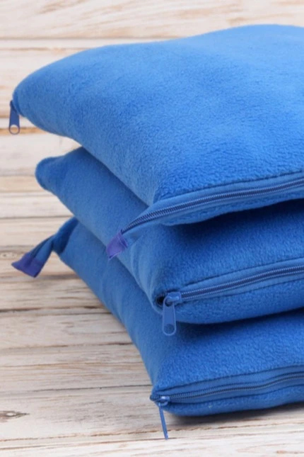 Плед Трансформер (плед-подушка) флисовый однотонный#1