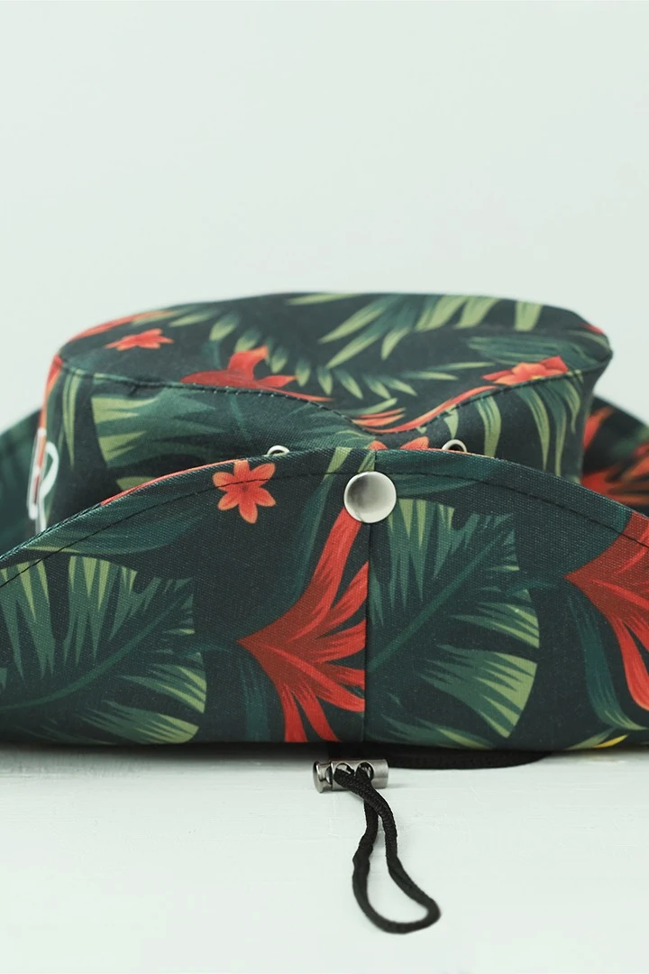 Панама Техас с полями на кнопках, с полной запечаткой "Summer time"#4 Панама Техас с полями на кнопках, с полной запечаткой "Summer time"#4