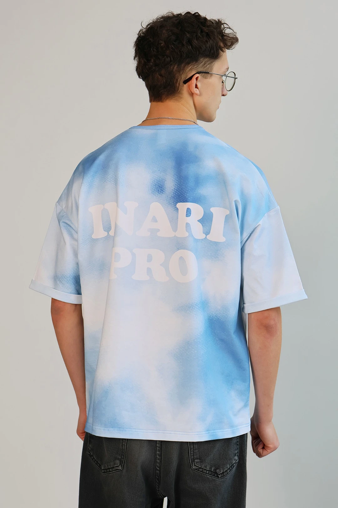 Футболка Бен оверсайз унисекс из футера с полной запечаткой "Inari.pro "#1 Футболка Бен оверсайз унисекс из футера с полной запечаткой "Inari.pro "#1