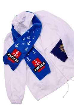 Купить шарф флисовый 15х120см (однослойный) "Anchor"
