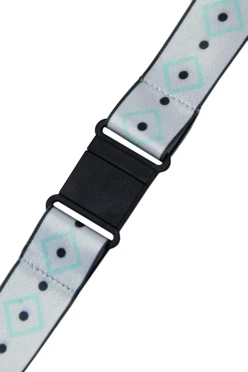 Лента для бейджа атлас люкс ширина 2 см, с замком безопасного разрыва, с печатью#1