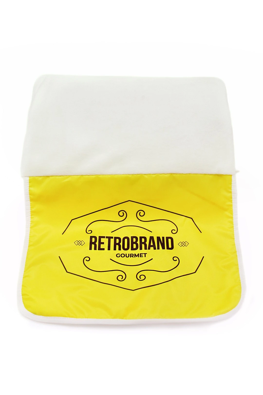 Плед Компакт (со вставкой из оксфорда) флисовый 155х170 см, однотонный#4