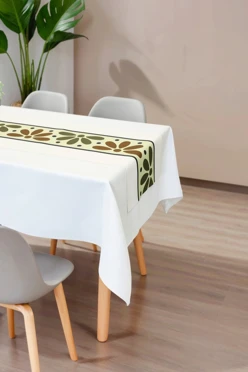 Купить раннер прямоугольный 40х150 см, с полной запечаткой "Flower"