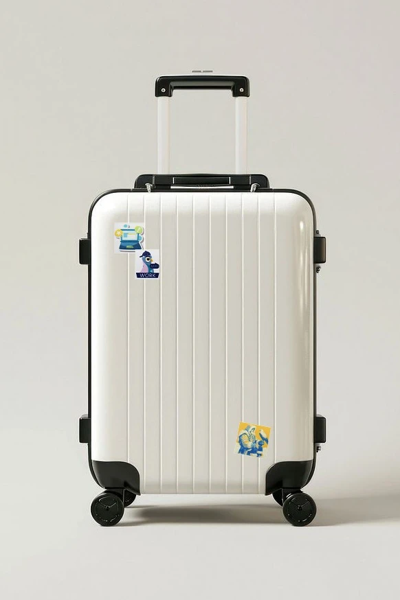 Наклейка-стикер Квадрат 6,5х6,5 см c печатью "Computer"#1