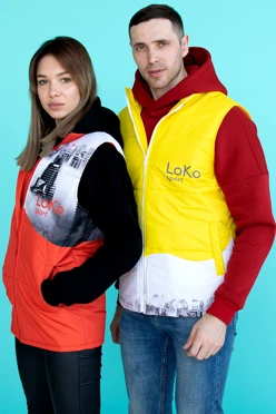 Купить жилет Портер с полной запечаткой "City"