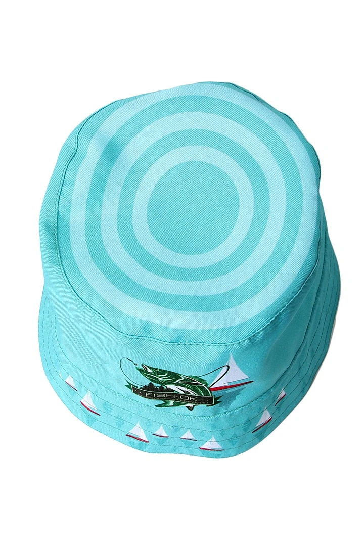 Панама Ямайка с отстроченными полями, с полной запечаткой "Fish-Ok"#5