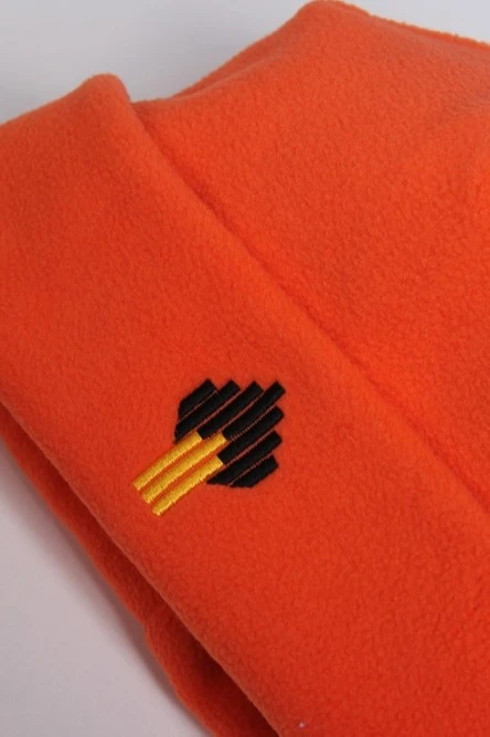 Шапка Вэст флисовая двухслойная взрослая, однотонная "Rosneft"#1