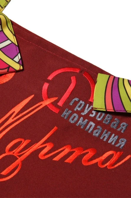 Фартук Конфетти с завязками на люверсах, с полной запечаткой "Elvira"#1