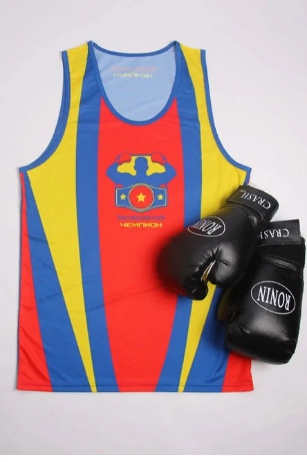 Майка Берри унисекс с полной запечаткой "Champion"#5 Майка Берри унисекс с полной запечаткой "Champion"#5