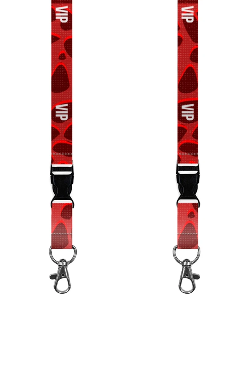 Купить ленту для бейджа блекаут ширина 2 см, с карабином-люкс и трезубцем, с печатью "VIP" Купить ленту для бейджа блекаут ширина 2 см, с карабином-люкс и трезубцем, с печатью "VIP"