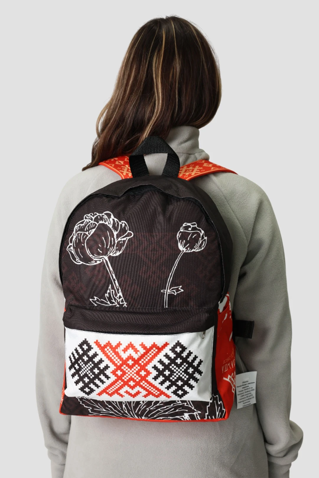 Купить рюкзак Венди с жестким каркасом 30х40х12 см, с принтом "Welcome"