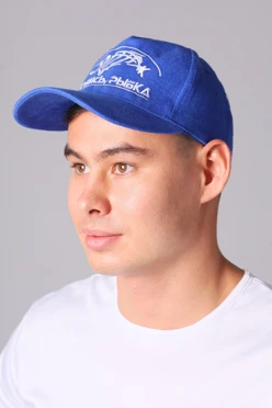 Купить бейсболку Спайк пятиклинка взрослая, однотонная "Ловись рыбка"