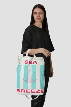 Купить сумку Мэни из константы 45х32х8 см, печать с двух сторон "Sea Breeze"