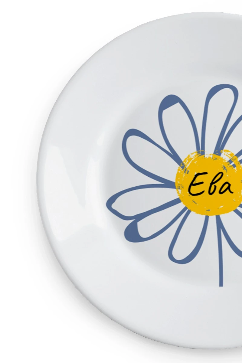 Тарелка с принтом "Eva"#1
