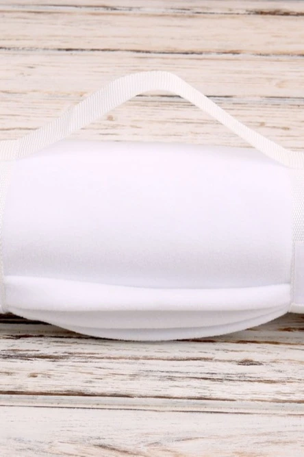 Плед Классик флисовый, однотонный белый#1