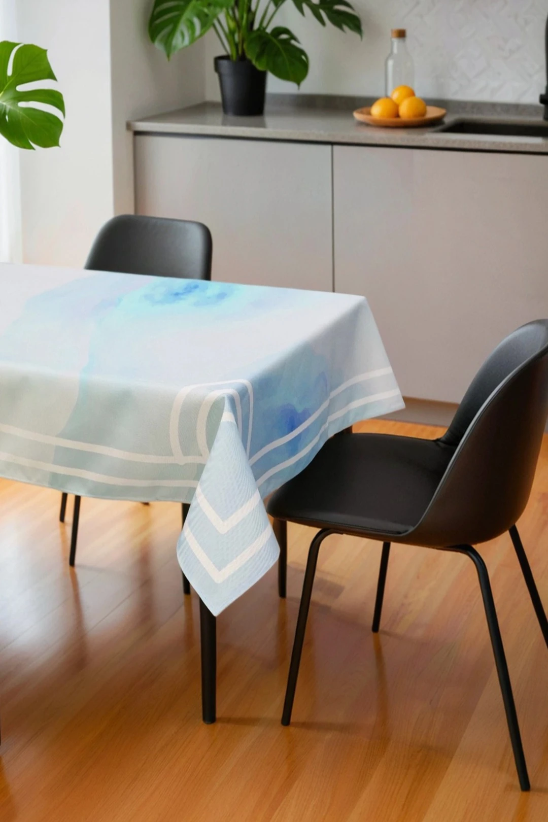 Купить скатерть квадратную 70х70 см, с полной запечаткой (полиэстер) "Clouds"