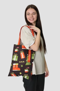 Сумка Пульс из греты, с полной запечаткой#1